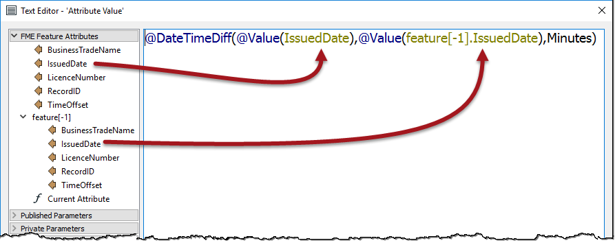Constructing an attribute value